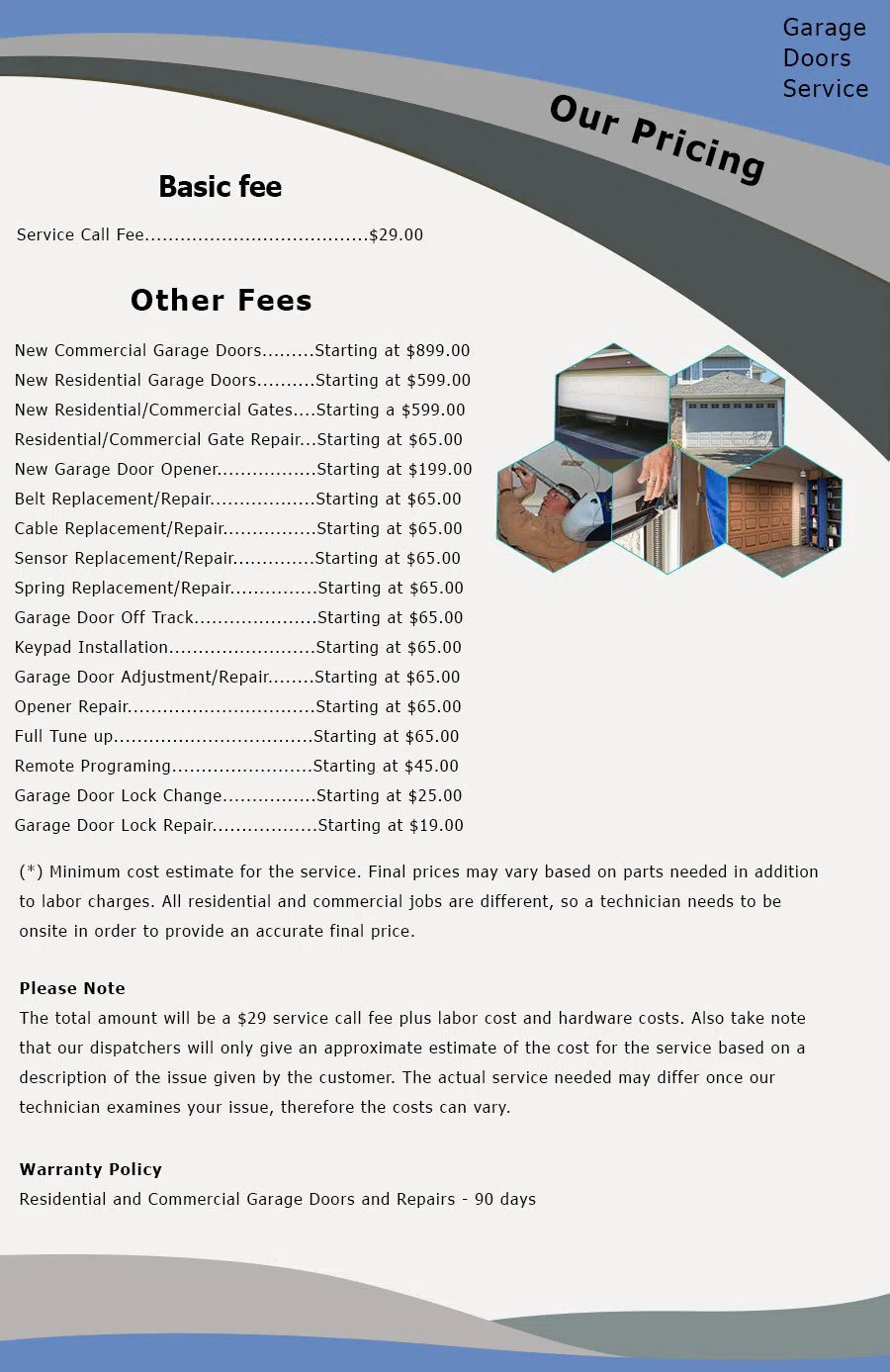 Security Garage Door Service Racine, WI 262-710-2356